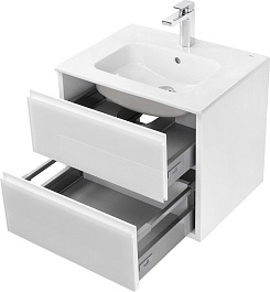 Акватон Мебель для ванной Римини 60 New белая – фотография-4